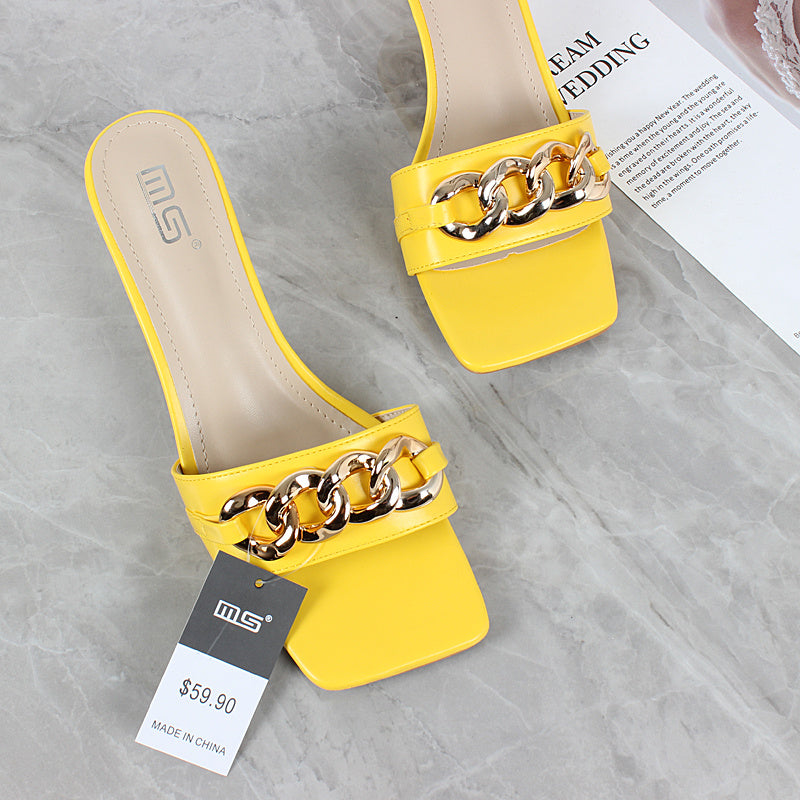 New Simple Stiletto Slippers Women casual slippers