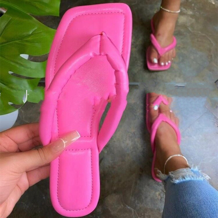 Ladies Casual Summer Flat Beach Slippers Women Slippers Boots
