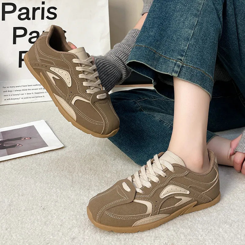 Sports and casual shoes versatile for students white shoes walking shoes