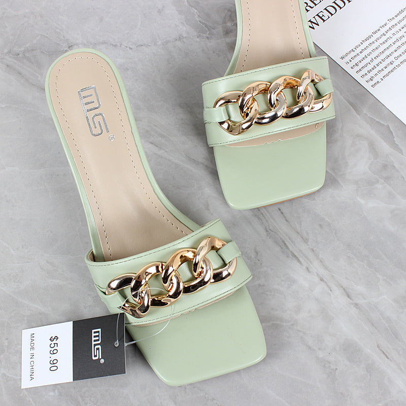 New Simple Stiletto Slippers Women casual slippers