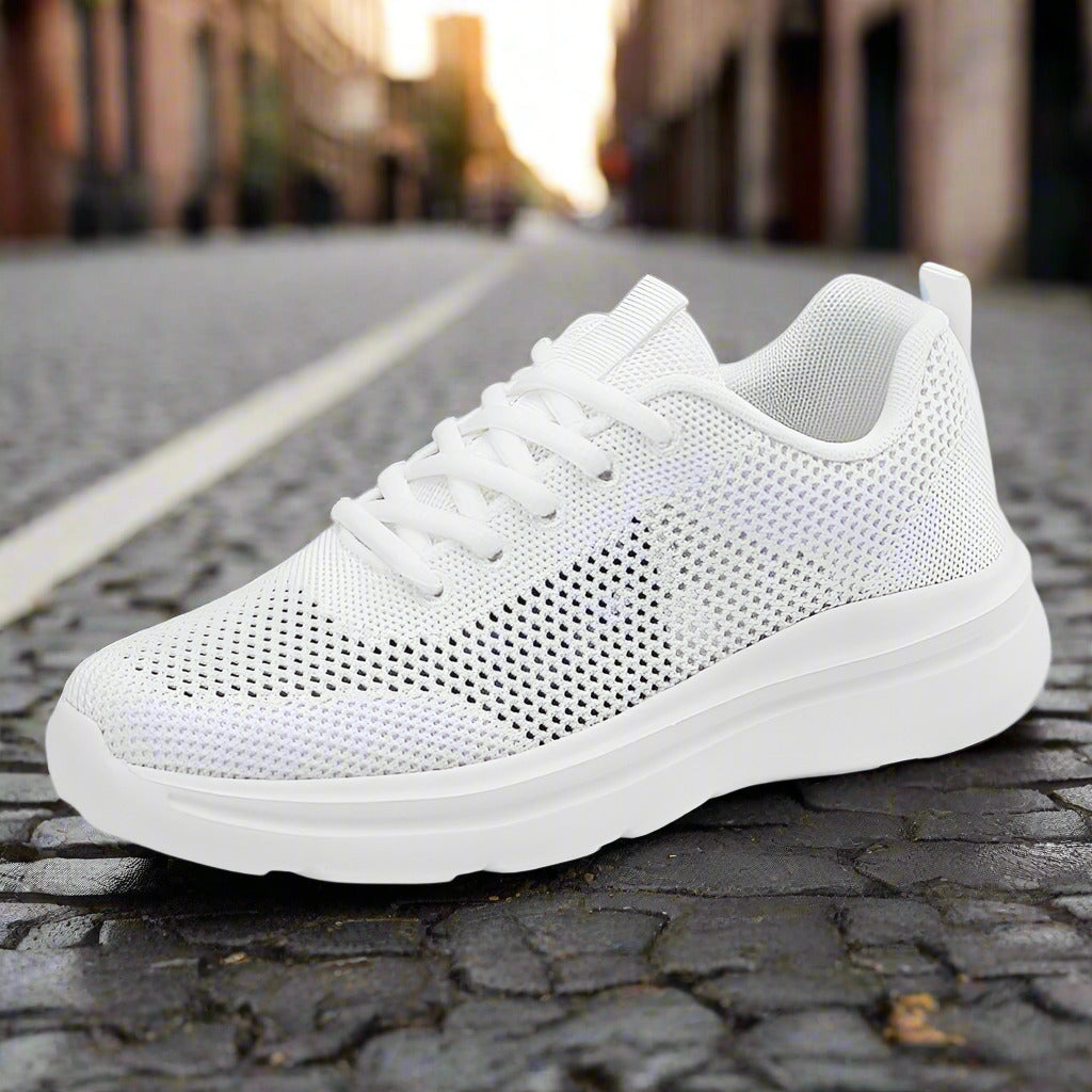 Hollow out breathable mesh casual sports shoes for women with soft soles lightweight running mesh shoes shoes walking shoes