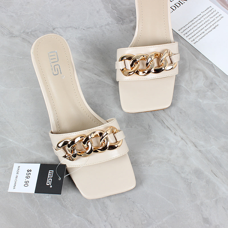 New Simple Stiletto Slippers Women casual slippers