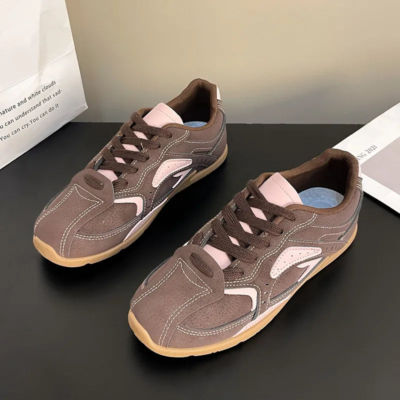 Sports and casual shoes versatile for students white shoes walking shoes