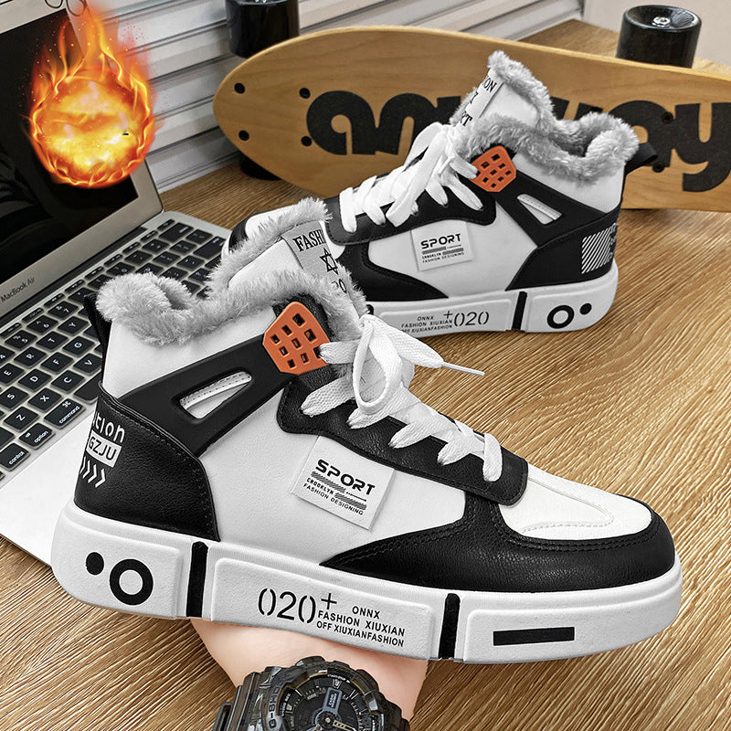 Winter Slippers Warm Men Shoes Waterproof Non-Slip Plush Sneakers Male shoes Boots Men Sneakers Winter Sneakers