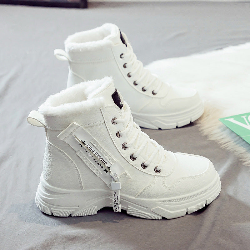 Plus Size Fleece-lined Warm Snow Boots Women Boots