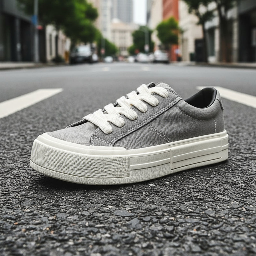 Women's Canvas Platform Casual Sports Skate Shoes CJ