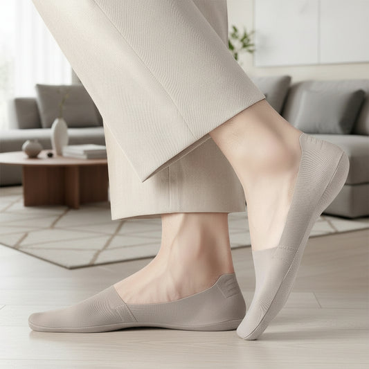 Socks Shallow Mouth Invisible Seamless Low Cut Pure Cotton Bottom Ice Silk