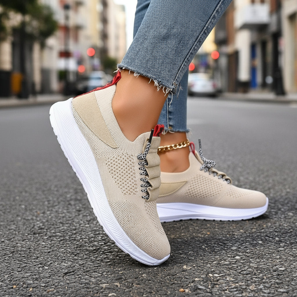 Women’s Non-Slip Round-Toe Casual Sneakers CJ