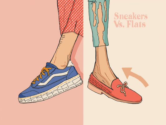 Sneakers vs Flats