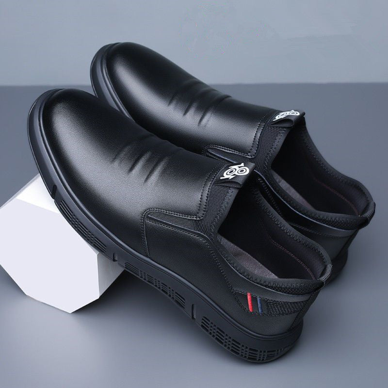 Men Shoes Black White Flats Walking Shoes  walking shoes