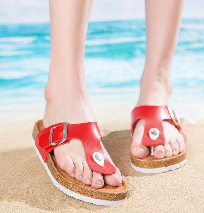 Slippers Flip Flops Summer Beach Cork Shoes Slides Girls Flats Sandals Casual Shoes  casual slippers