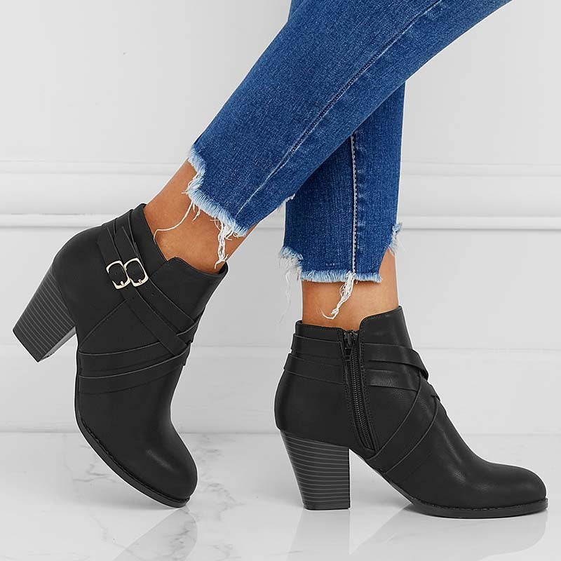 In Stock Short Boots Plus Size Height Increasing  Boots