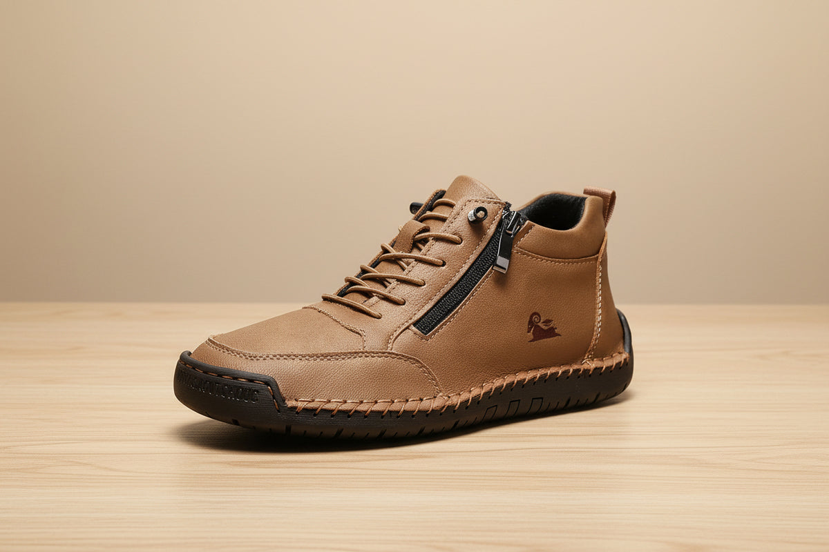 Hand-stitched Womens Shoes Soft Sole Flat Casual 