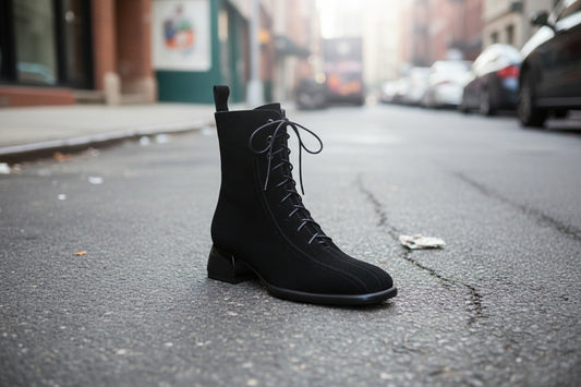 Women's All-match Square Toe Martin Boots 