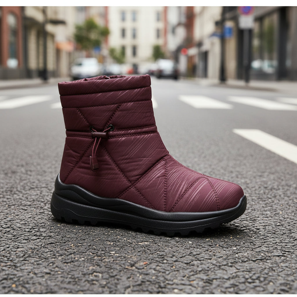 Women's Fleece-lined Waterproof Anti-slip Snow Boots