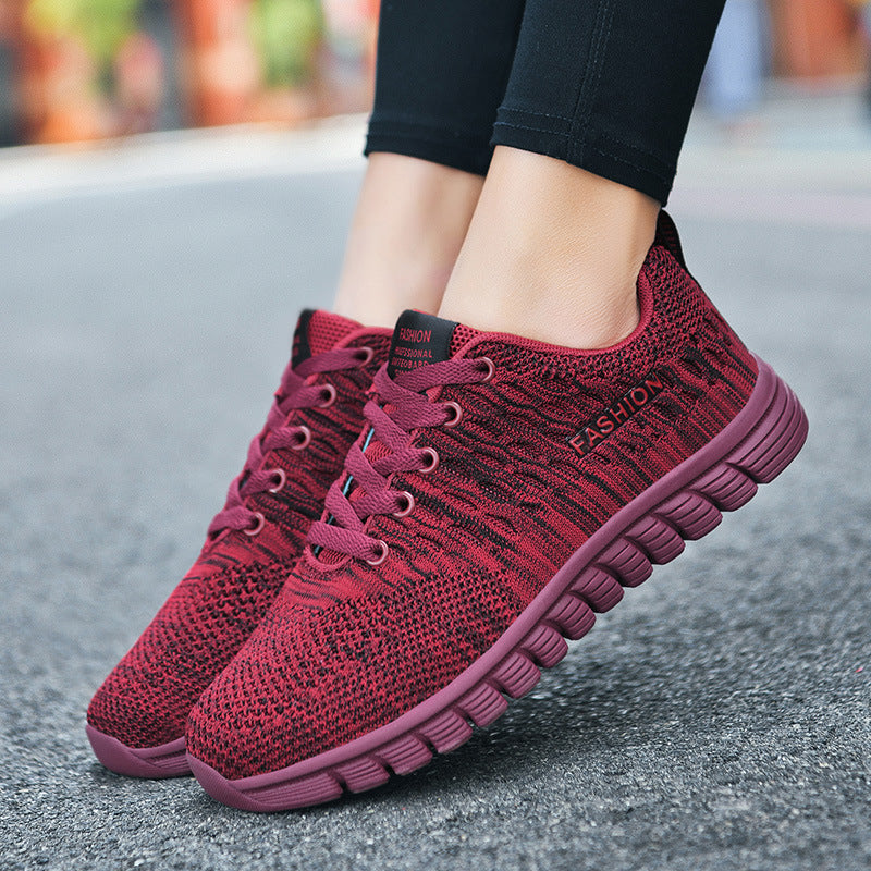 Hollow Comfort Cloth Shoes Soft Bottom Walking Shoes  walking shoes
