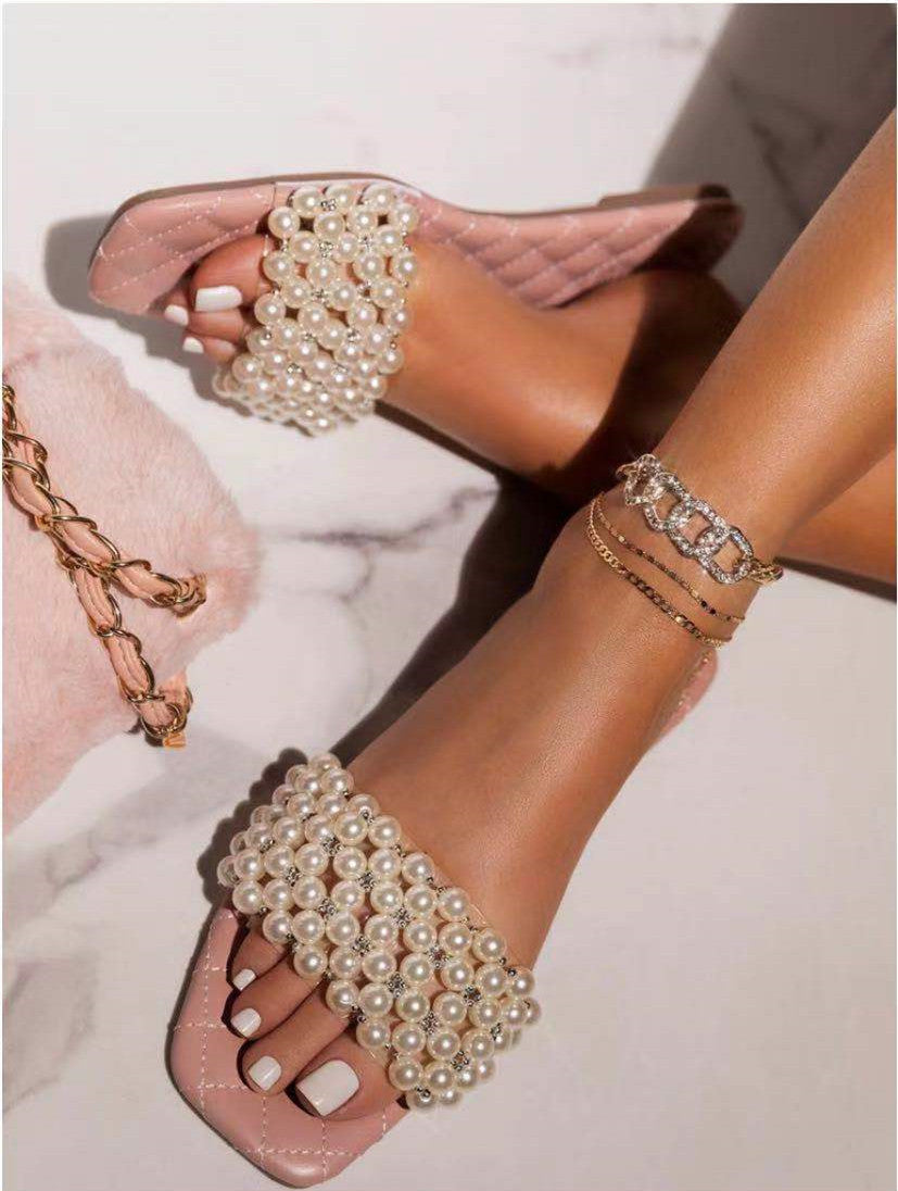 Ladies Casual Summer Flat Beach Slippers Women Slippers  Boots