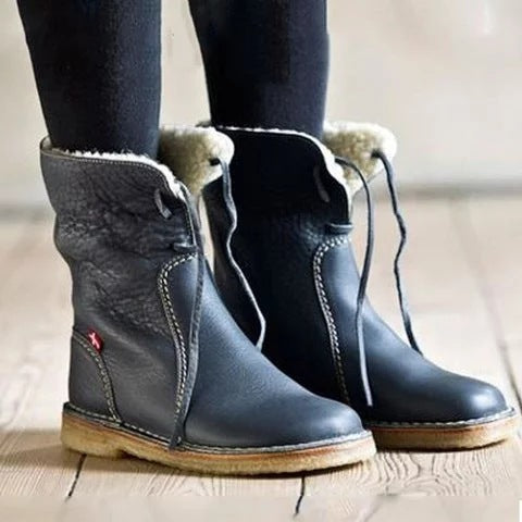 Women’s Comfortable Flat-Bottom Martin Boots — Versatile Low Boots