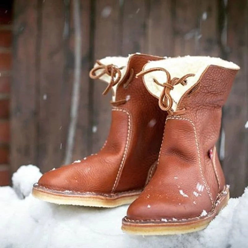 Women’s Comfortable Flat-Bottom Martin Boots — Versatile Low Boots
