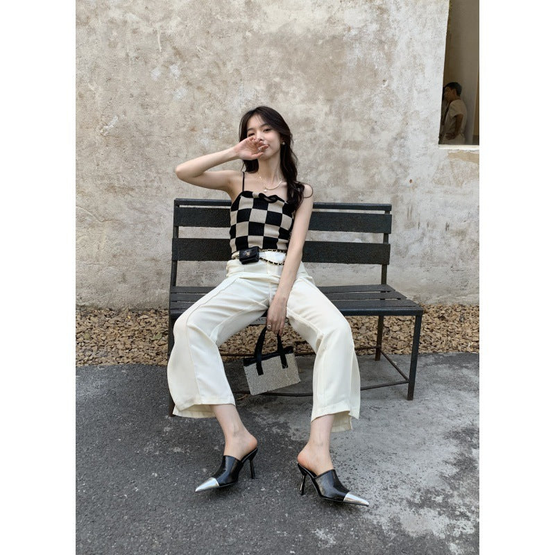Fashion Silver Women Slippers Thin Low Heels Pointed Toe Design Slip On Summer Mules Slides Shoes  casual slippers