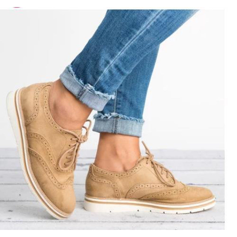 Retro British-style Casual Women's Shoes 