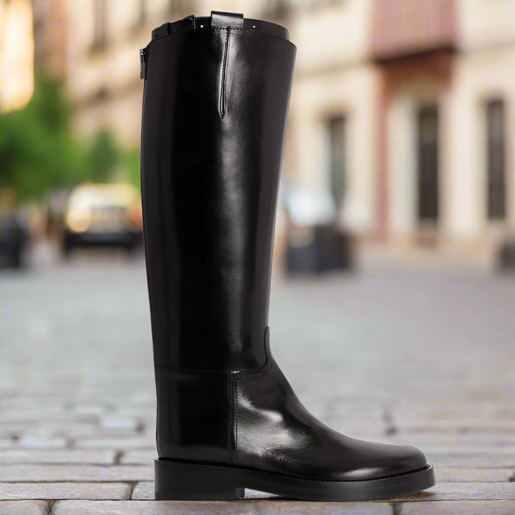 EquiGrace Knee-High Leather Riding Boots