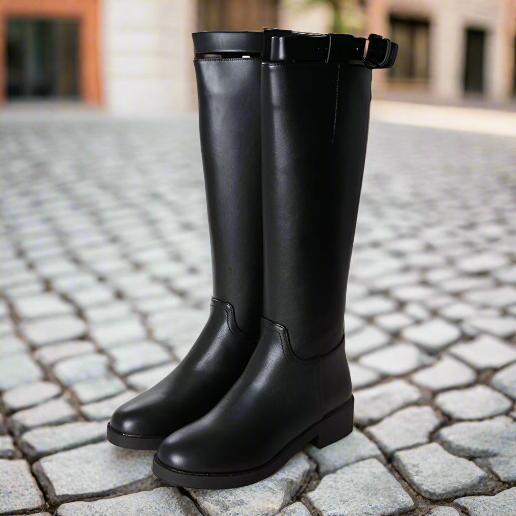 EquiGrace Knee-High Leather Riding Boots