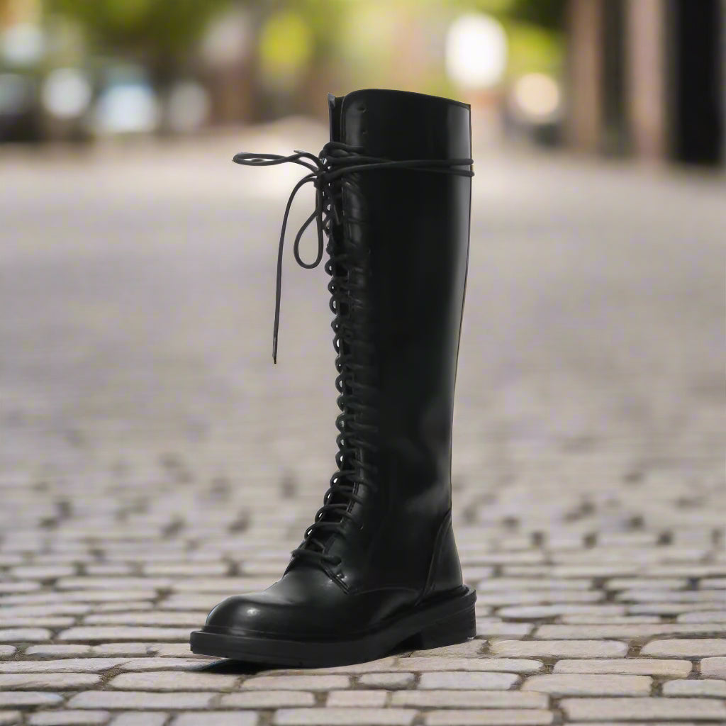 EquiGrace Knee-High Leather Riding Boots