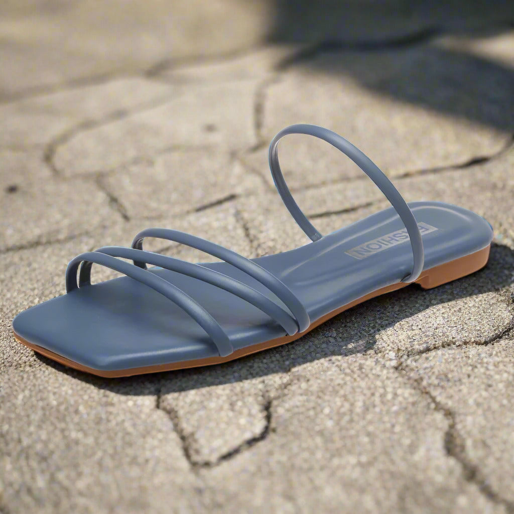 Thin Strap Minimalist Slippers For Women Special-interest Design  casual slippers