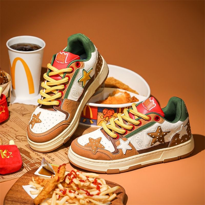 Niche National Fashion Couple Casual Platform Sneakers For Women  Sneakers