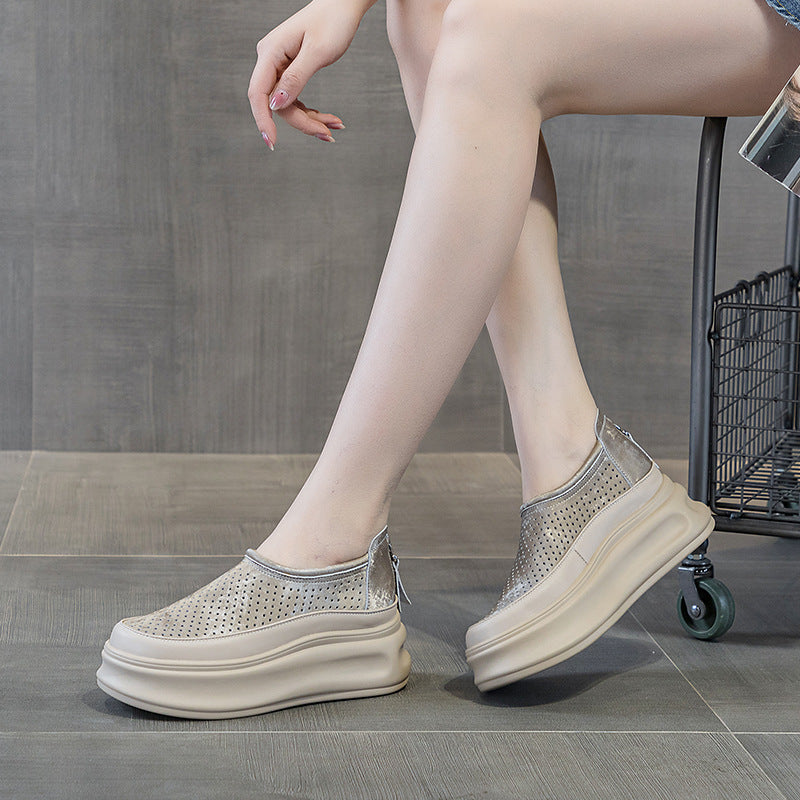 Women’s Hollow-Out Platform Sneakers – Spring/Summer All-Match  Sneakers