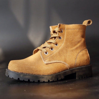 Fluffy Breathable Construction-Site Protective Big-Head Safety Shoes 