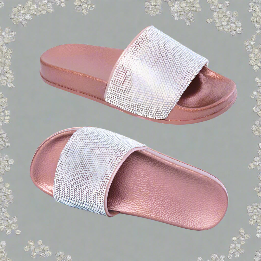 Slippers Flip Flops Summer Slides Women Shoes Crystal Diamond Bling Beach Slides Sandals Casual Shoes Slip On  casual slippers