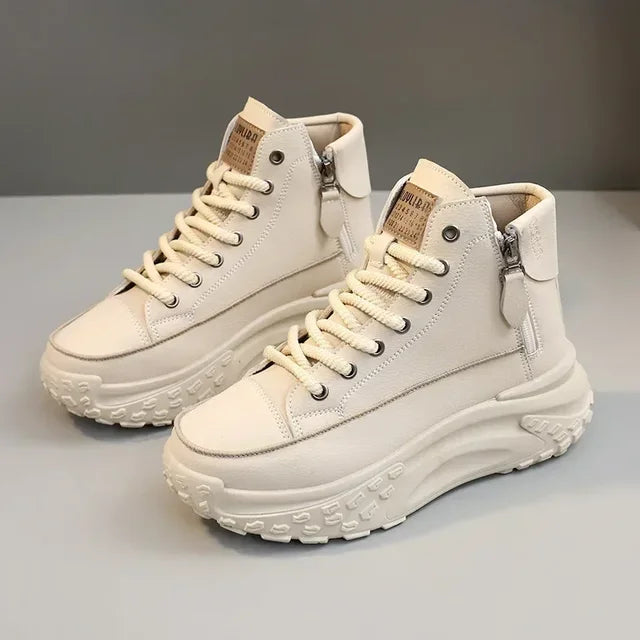 Women's Sneakers Luxury Fashion Womens Boots High-top Platform Casual Shoes New Female Outdoor Running Shoes Zapatillas De Mujer  Sneakers