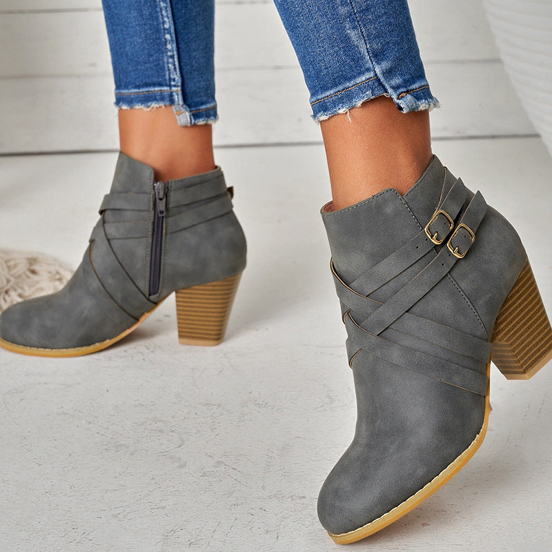 In Stock Short Boots Plus Size Height Increasing  Boots