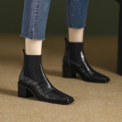 New Autumn Winter Niche Light-luxury Vintage Womens Shoes 