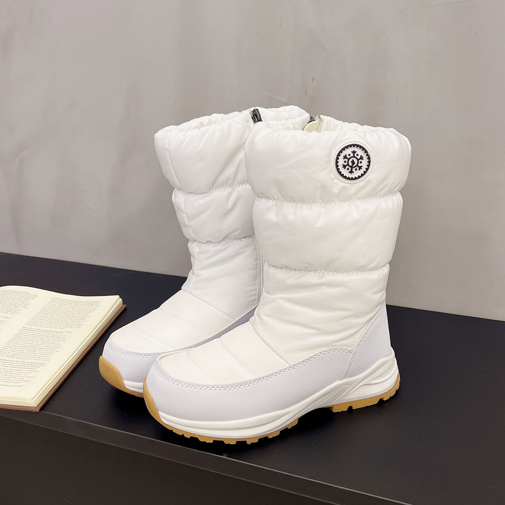 Thickened Cotton Mid-calf Snow Boots 