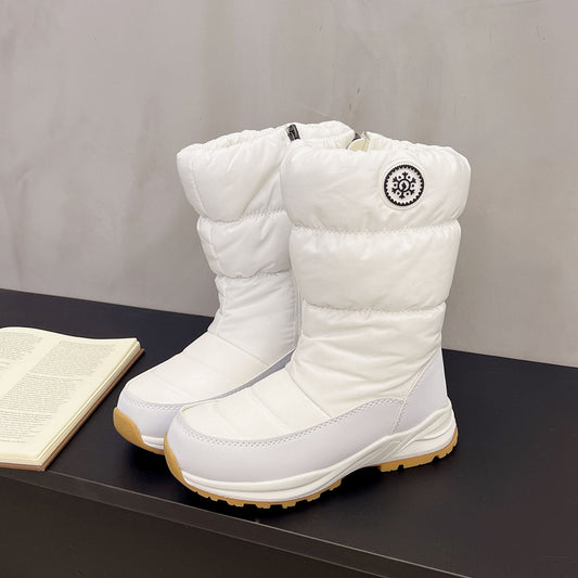 Thickened Cotton Mid-calf Snow Boots 