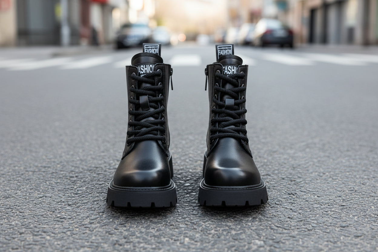 Womens Stylish Padded Insulated Boots With Thick Soles 