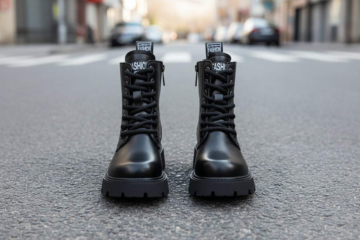 Womens Stylish Padded Insulated Boots With Thick Soles 