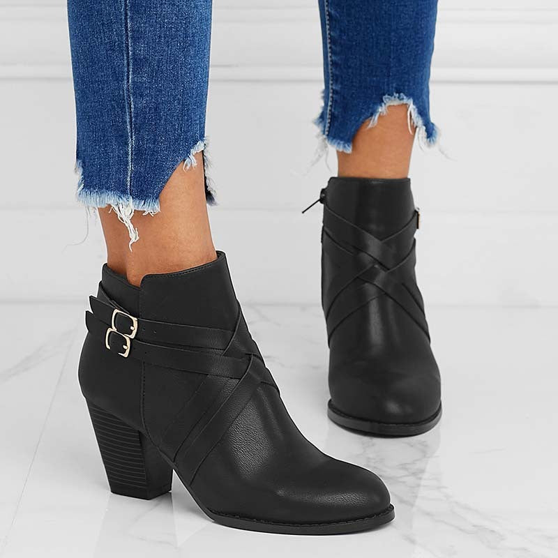 In Stock Short Boots Plus Size Height Increasing  Boots