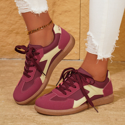 Women's flat shoes casual sports shoes single shoes shallow mouth board shoes  walking shoes
