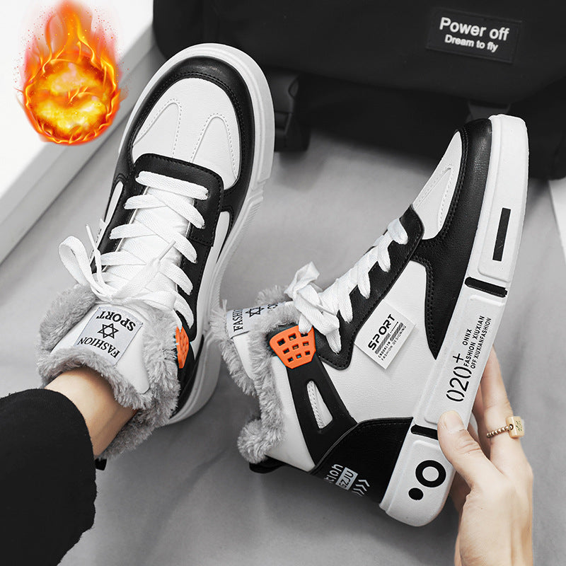 Winter Slippers Warm Men Shoes Waterproof Non-Slip Plush Sneakers Male shoes Boots Men Sneakers Winter  Sneakers