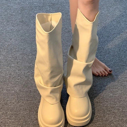 Women's Autumn New British Dress Autumn And Winter Boots Platform CJ