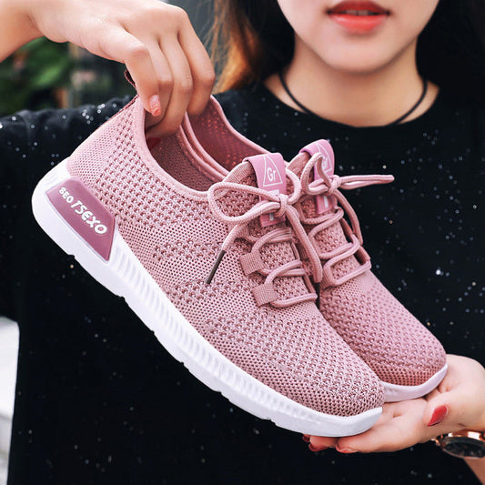 Casual Cross Strap Women Breathable Sneakers  Sneakers