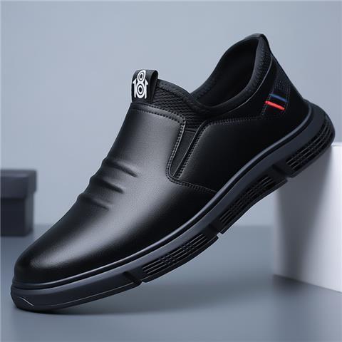 Men Shoes Black White Flats Walking Shoes  walking shoes