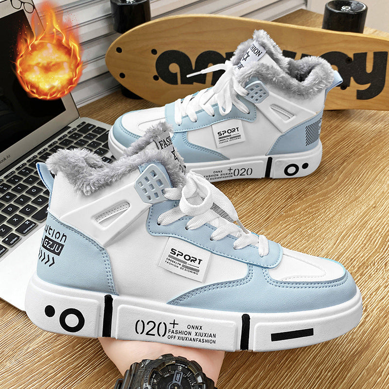 Winter Slippers Warm Men Shoes Waterproof Non-Slip Plush Sneakers Male shoes Boots Men Sneakers Winter  Sneakers