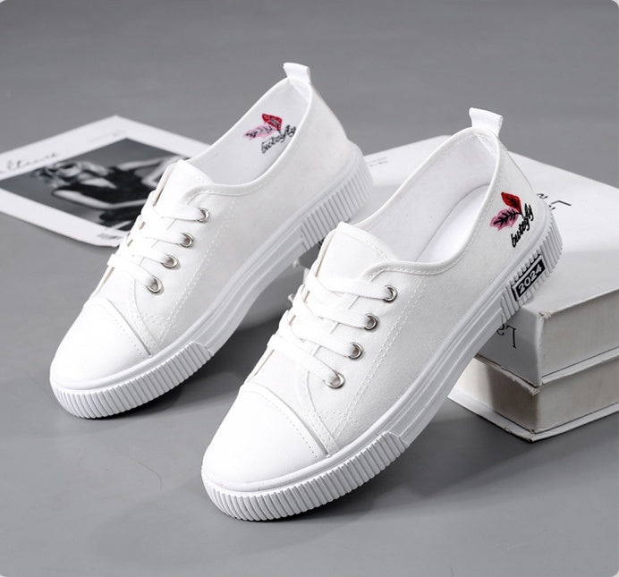 Breathable All-match Casual Canvas Shoes For Women  Sneakers