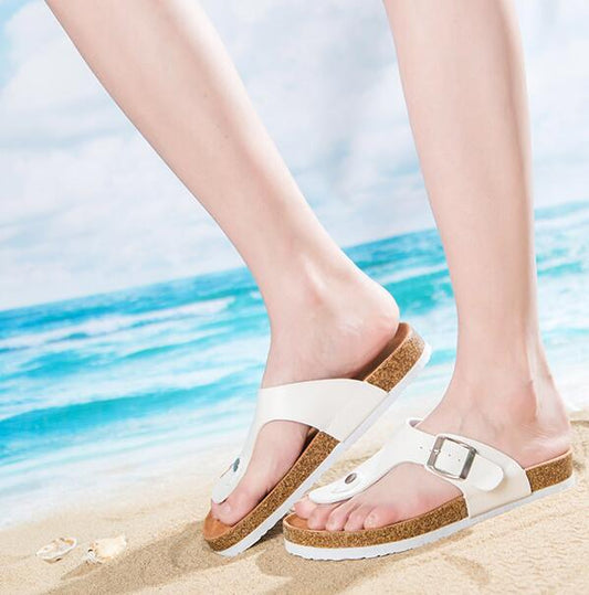 Slippers Flip Flops Summer Beach Cork Shoes Slides Girls Flats Sandals Casual Shoes  casual slippers