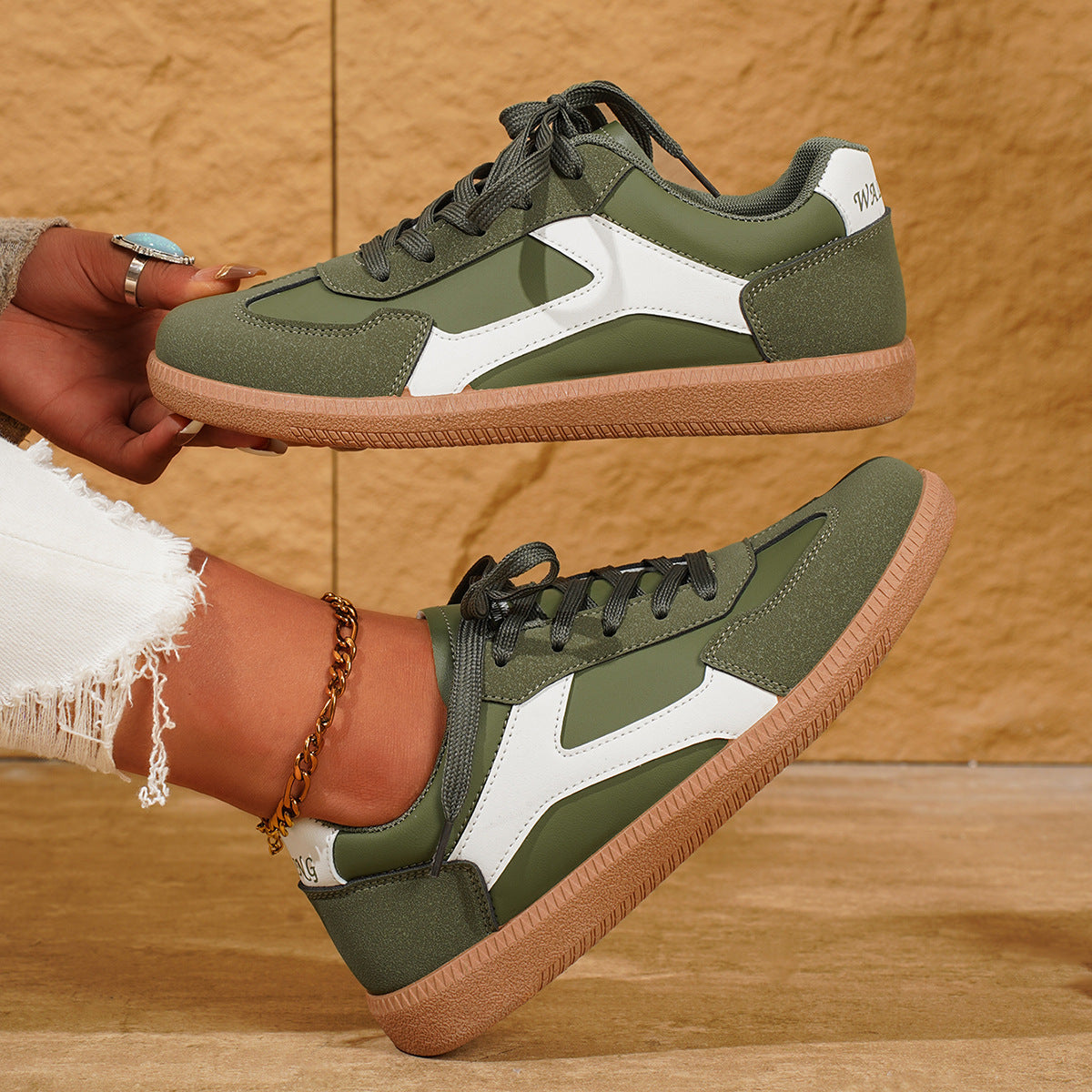 Women's flat shoes casual sports shoes single shoes shallow mouth board shoes  walking shoes